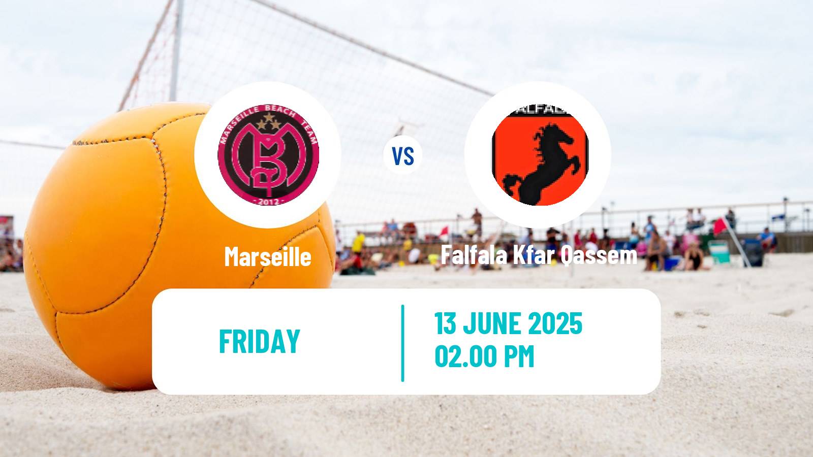 Beach soccer Euro Winners Cup Marseille - Falfala Kfar Qassem