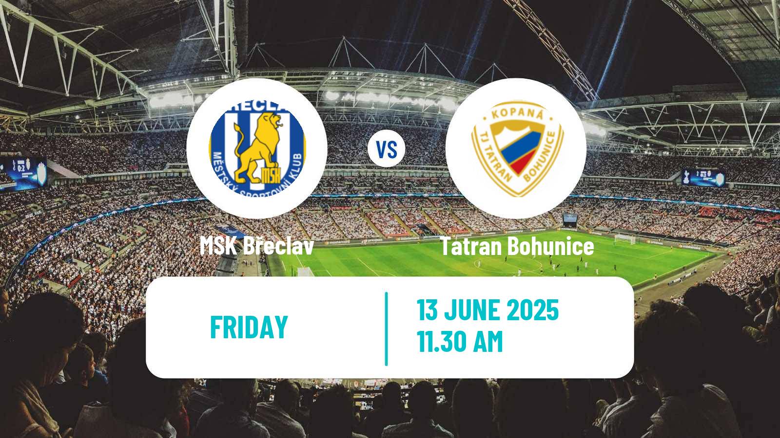 Soccer Czech Division D Břeclav - Tatran Bohunice