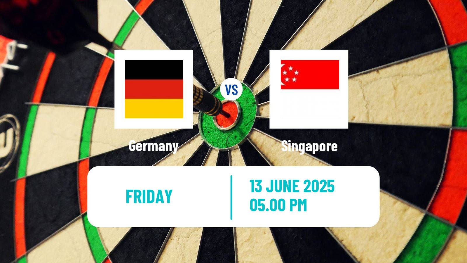 Darts World Cup Teams Germany - Singapore