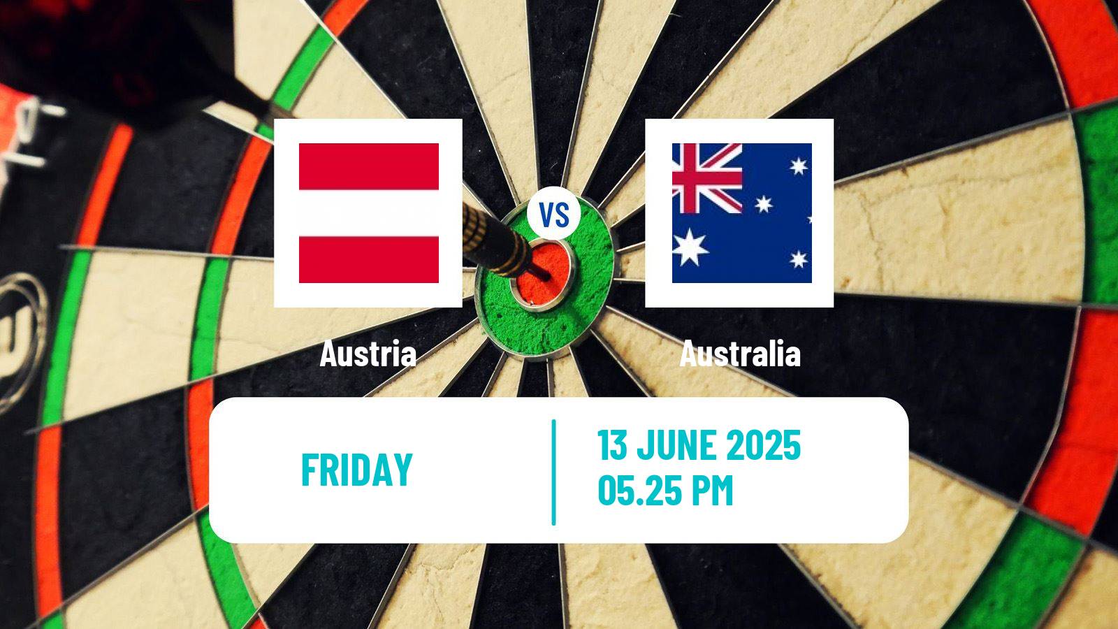 Darts World Cup Teams Austria - Australia