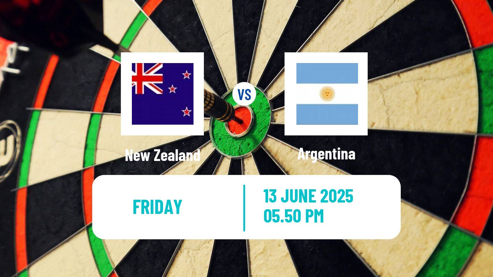 Darts World Cup Teams New Zealand - Argentina
