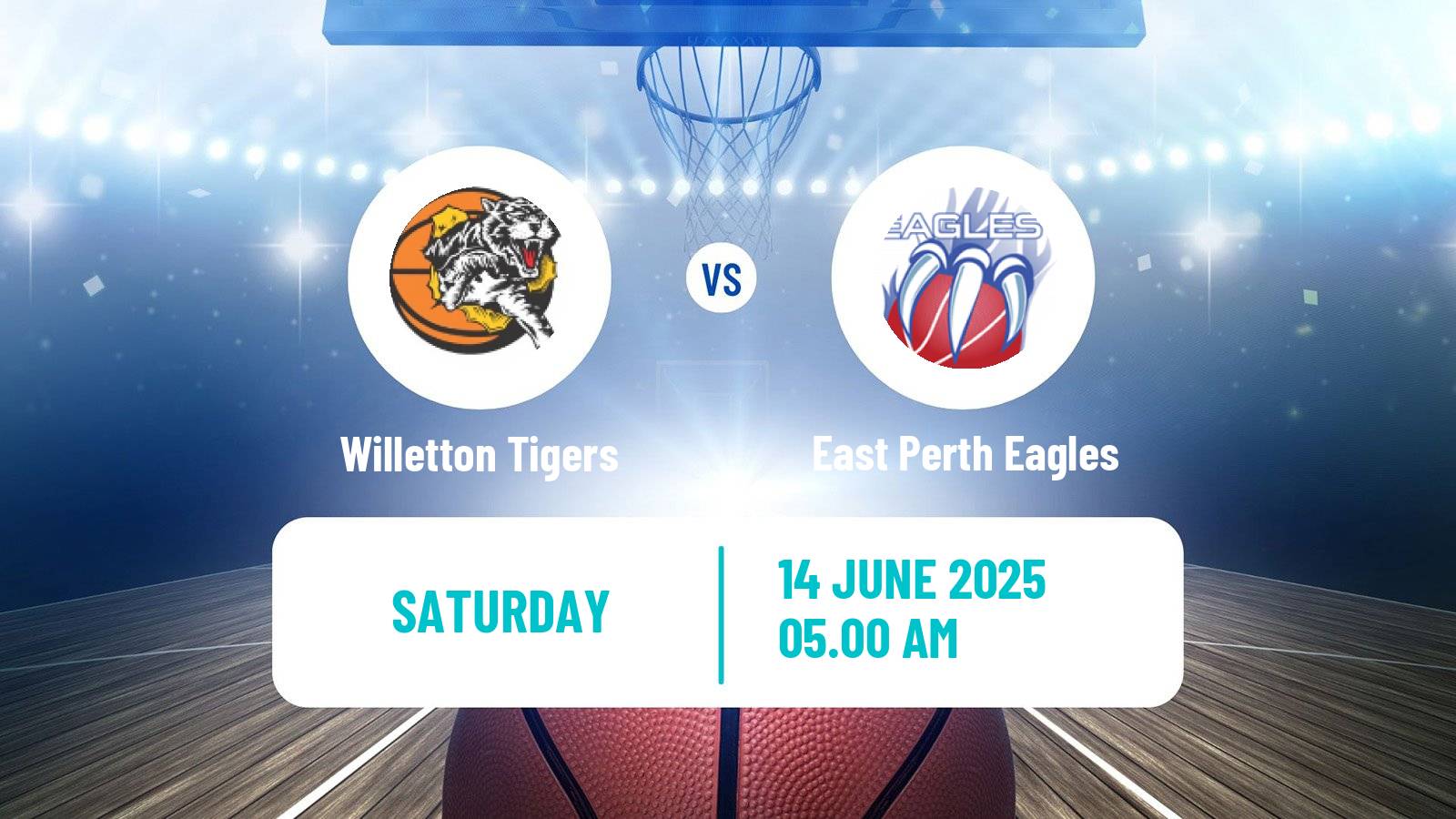 Basketball Australian NBL1 West Women Willetton Tigers - East Perth Eagles