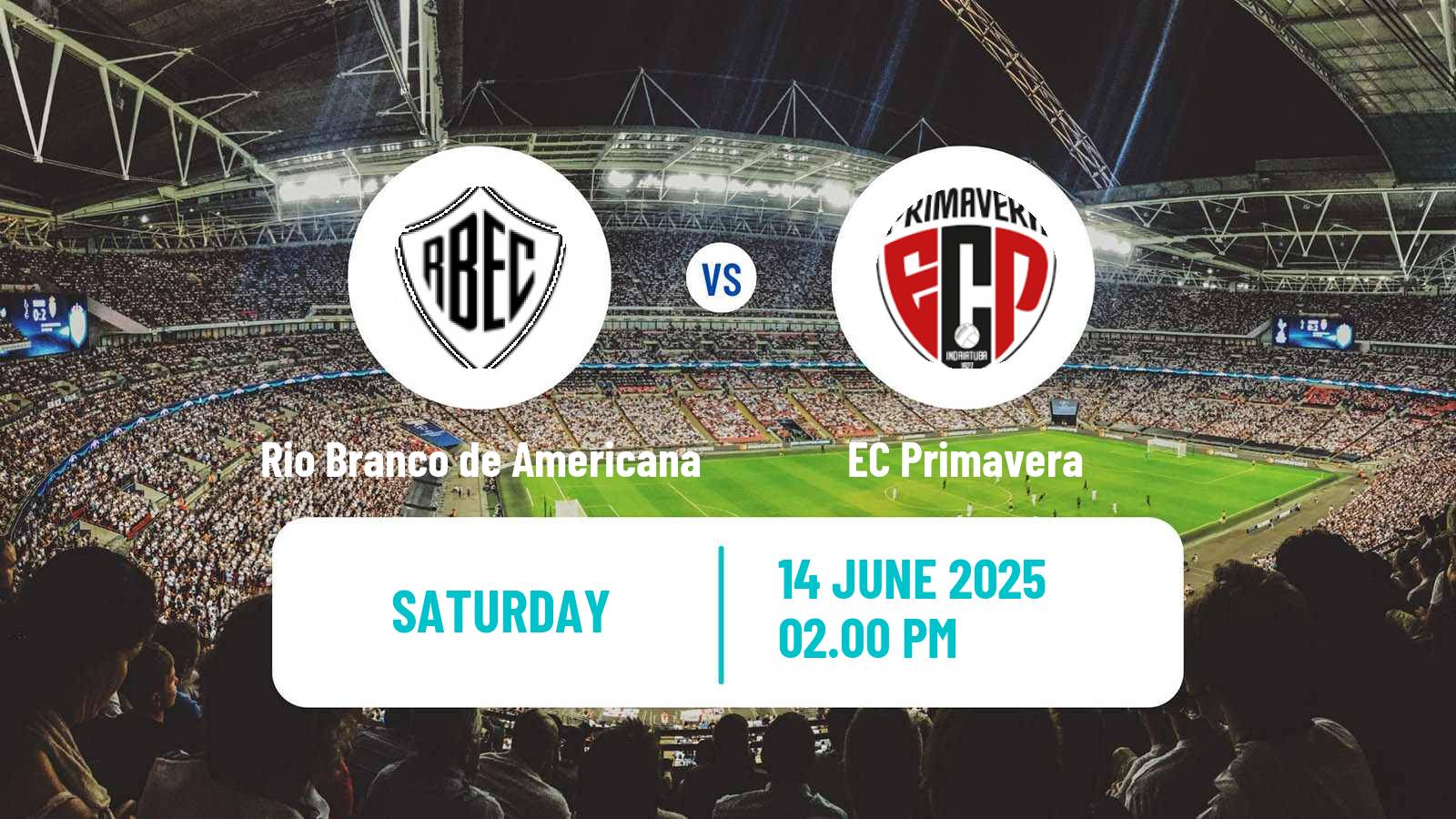 Soccer Brazilian Copa Paulista Rio Branco de Americana - EC Primavera