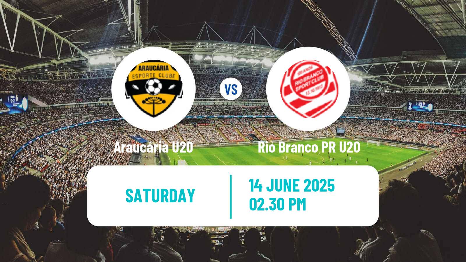 Soccer Brazilian Paranaense U20 Araucária U20 - Rio Branco PR U20