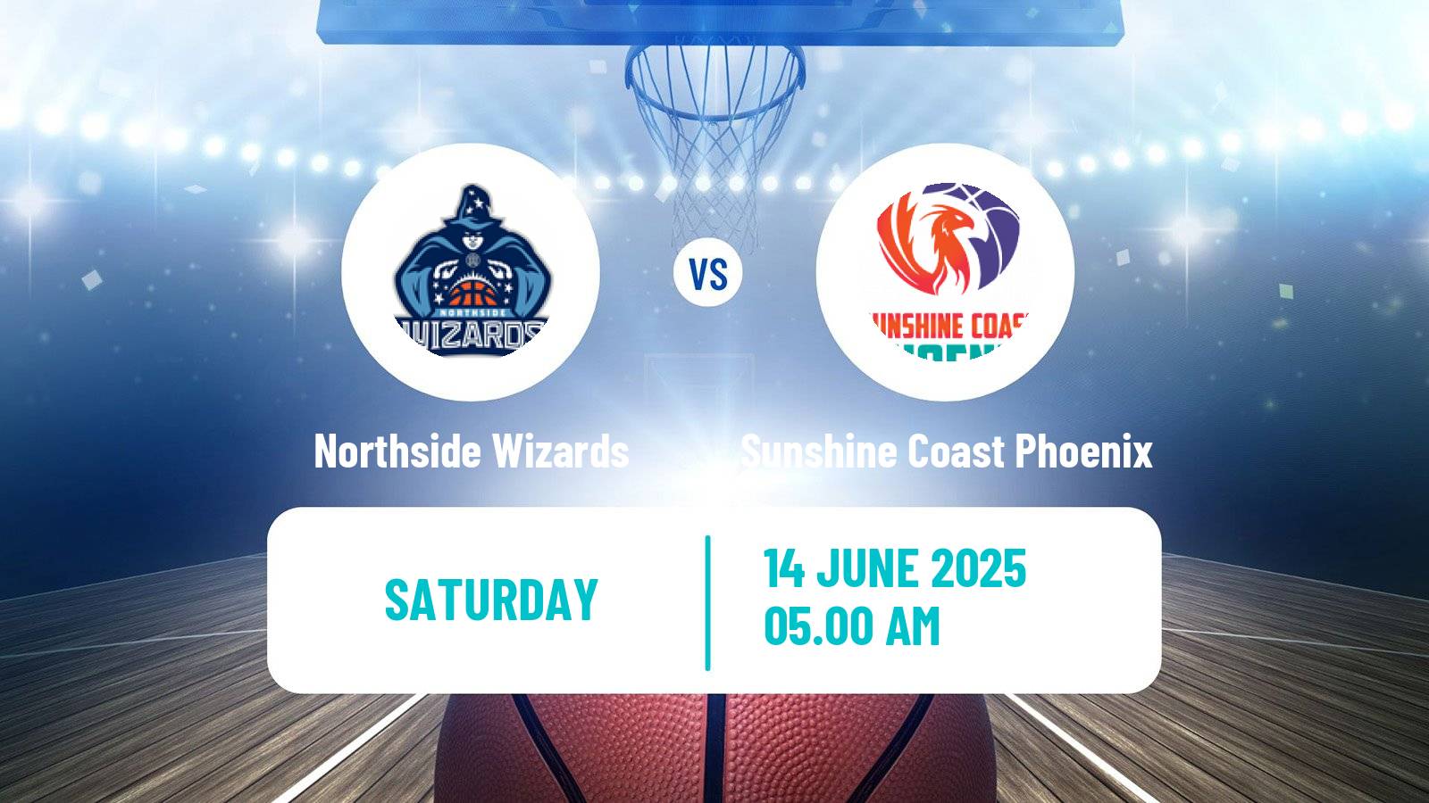 Basketball Australian NBL1 North Northside Wizards - Sunshine Coast Phoenix