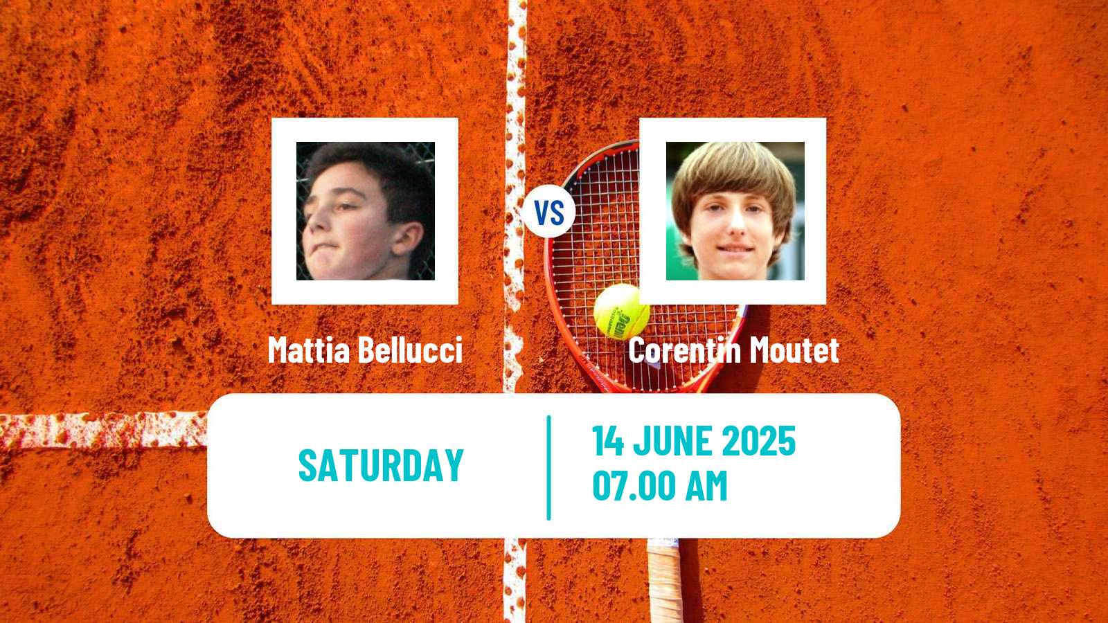 Tennis ATP London Mattia Bellucci - Corentin Moutet