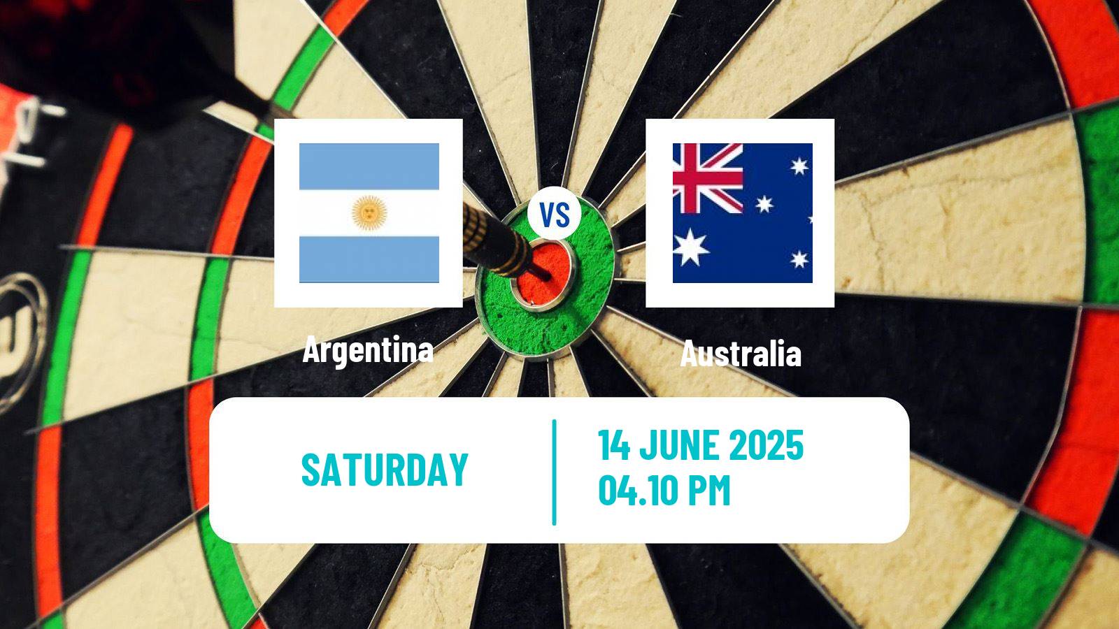Darts World Cup Teams Argentina - Australia