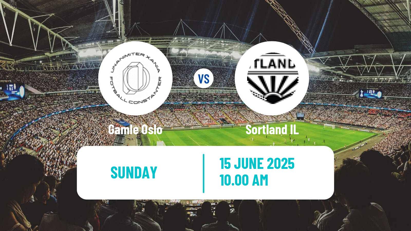 Soccer Norwegian Division 3 - Group 1 Gamle Oslo - Sortland