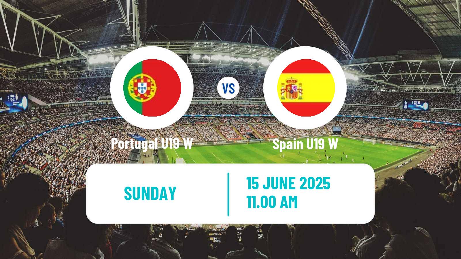 Football UEFA Euro U19 Women Portugal U19 W - Spain U19 W
