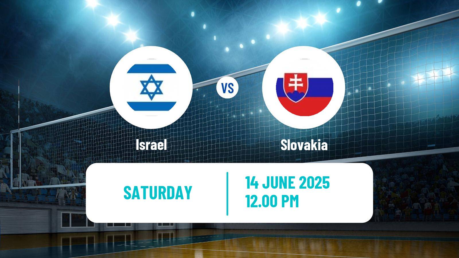 Volleyball Golden European League Volleyball Israel - Slovakia