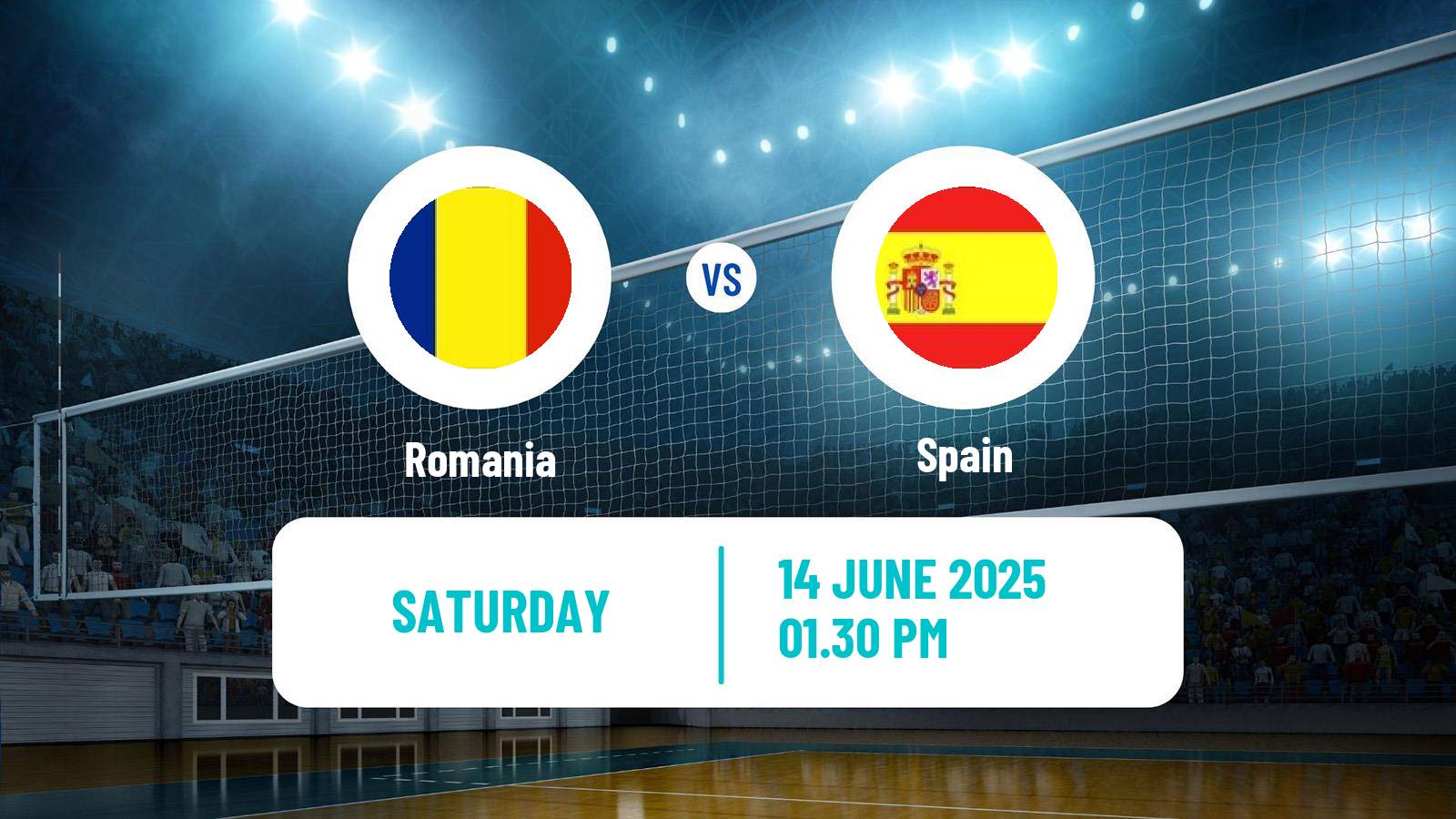 Volleyball Golden European League Volleyball Romania - Spain