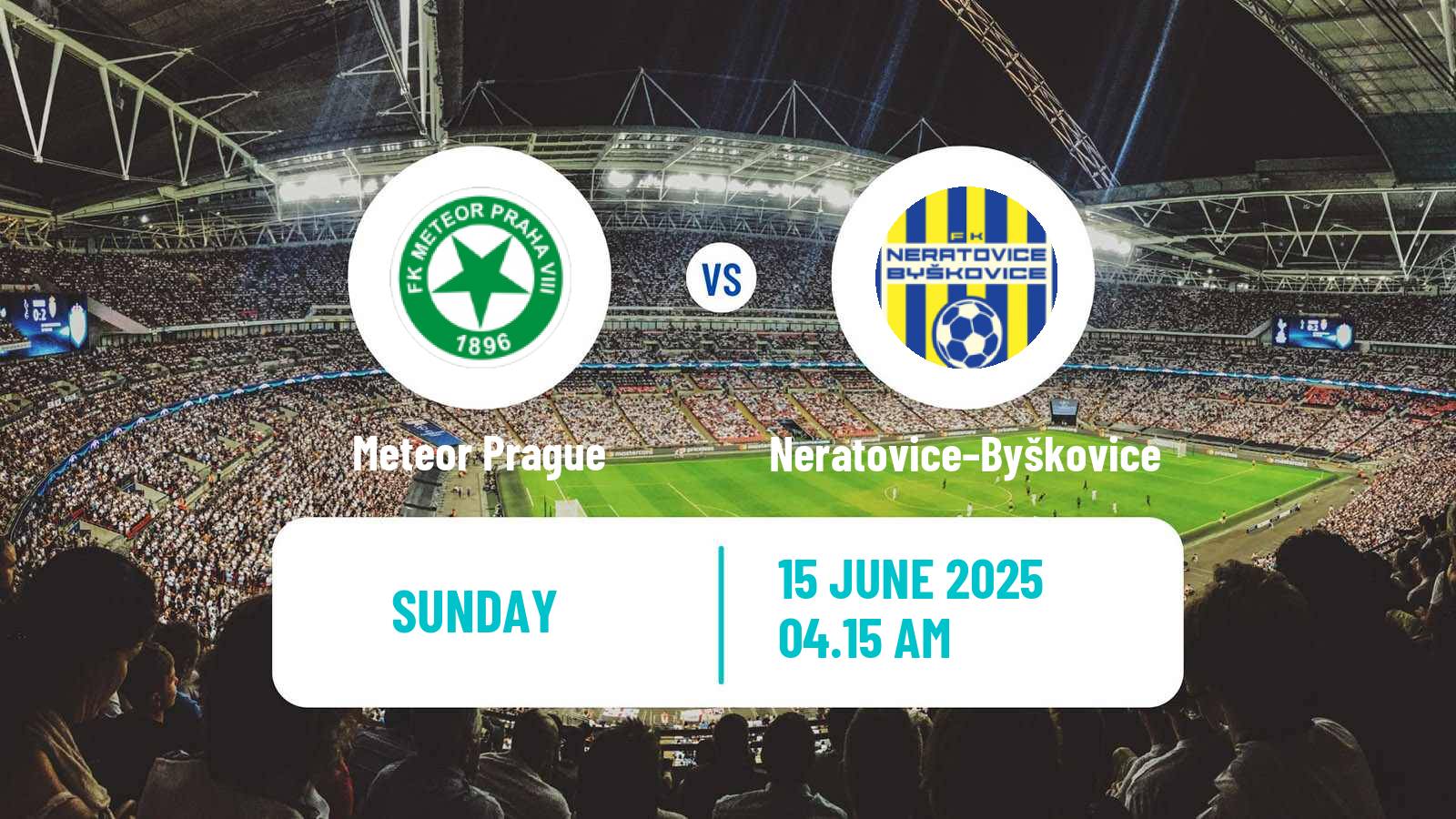 Soccer Czech Division B Meteor Prague - Neratovice–Byškovice