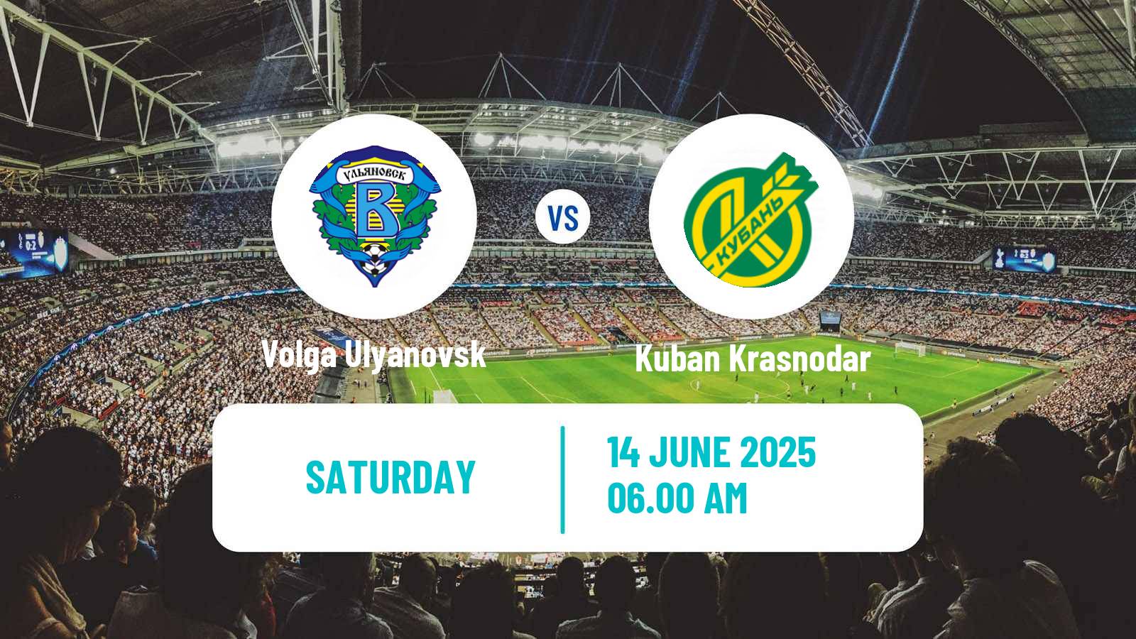 Soccer Russian FNL 2 Division A Gold Volga Ulyanovsk - Kuban Krasnodar