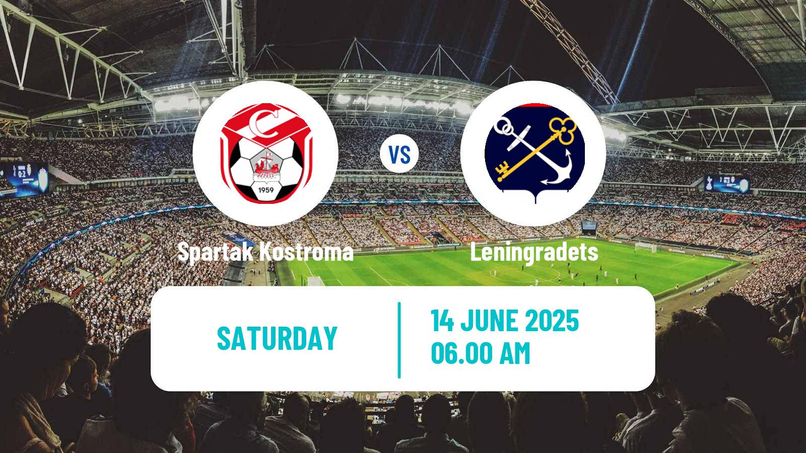 Soccer Russian FNL 2 Division A Gold Spartak Kostroma - Leningradets