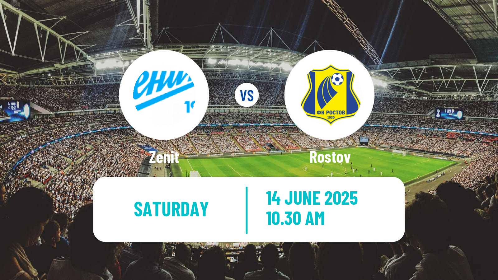 Soccer Russian Supreme Division Women Zenit - Rostov