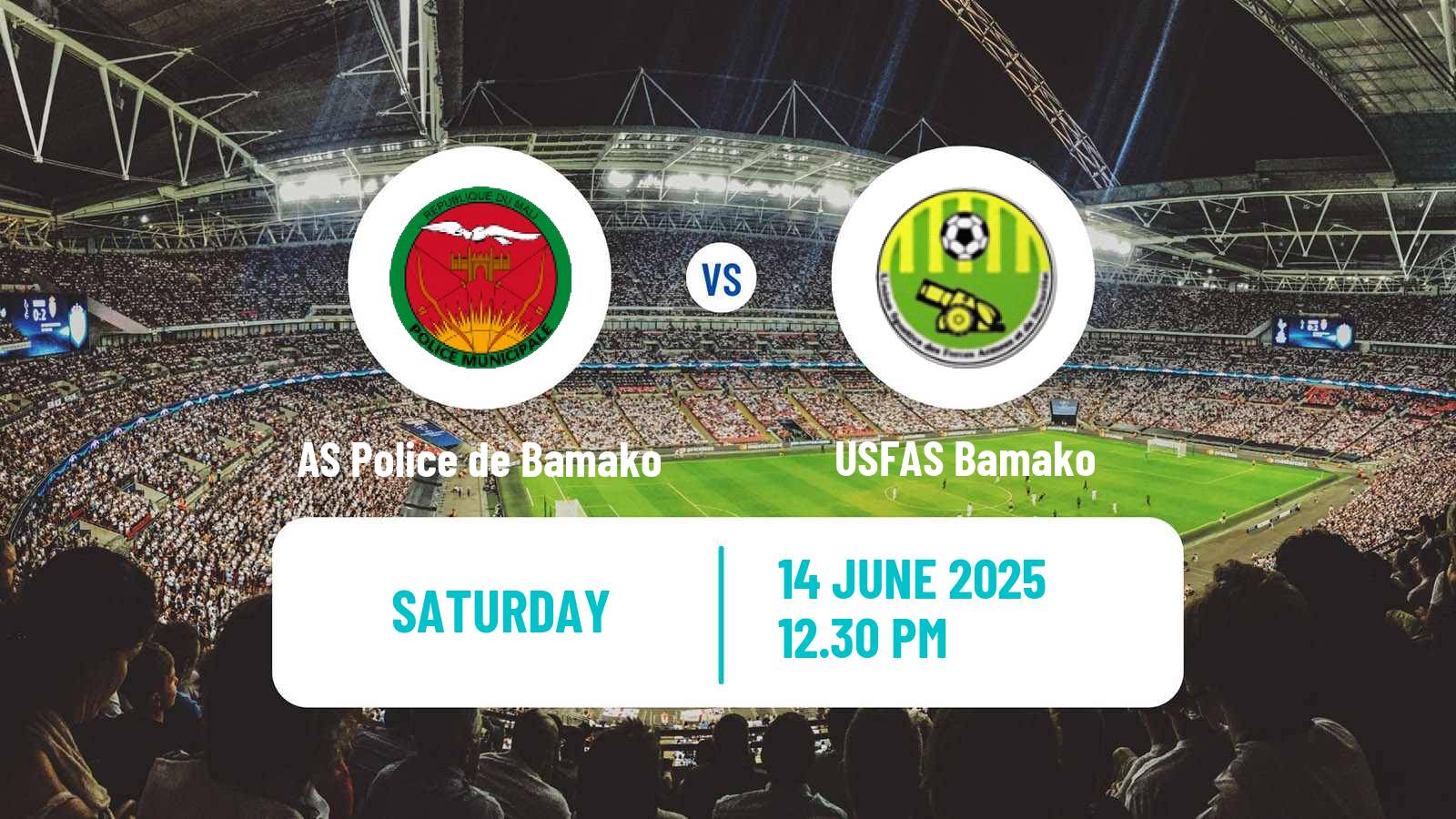 Soccer Malian Première Division AS Police de Bamako - USFAS Bamako