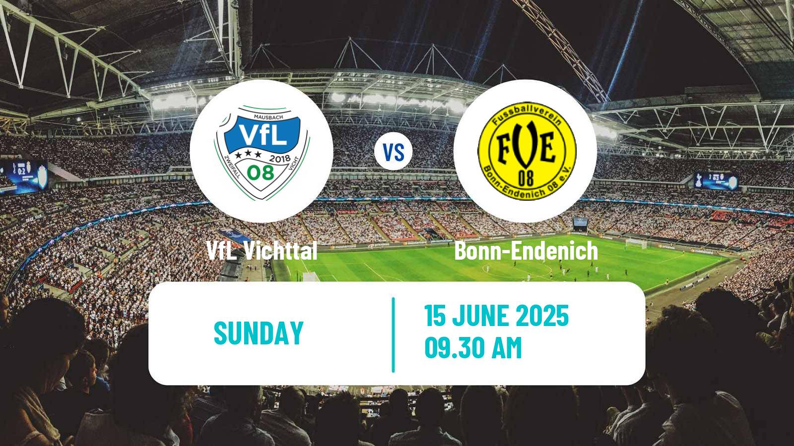 Soccer German Oberliga Mittelrhein Vichttal - Bonn-Endenich
