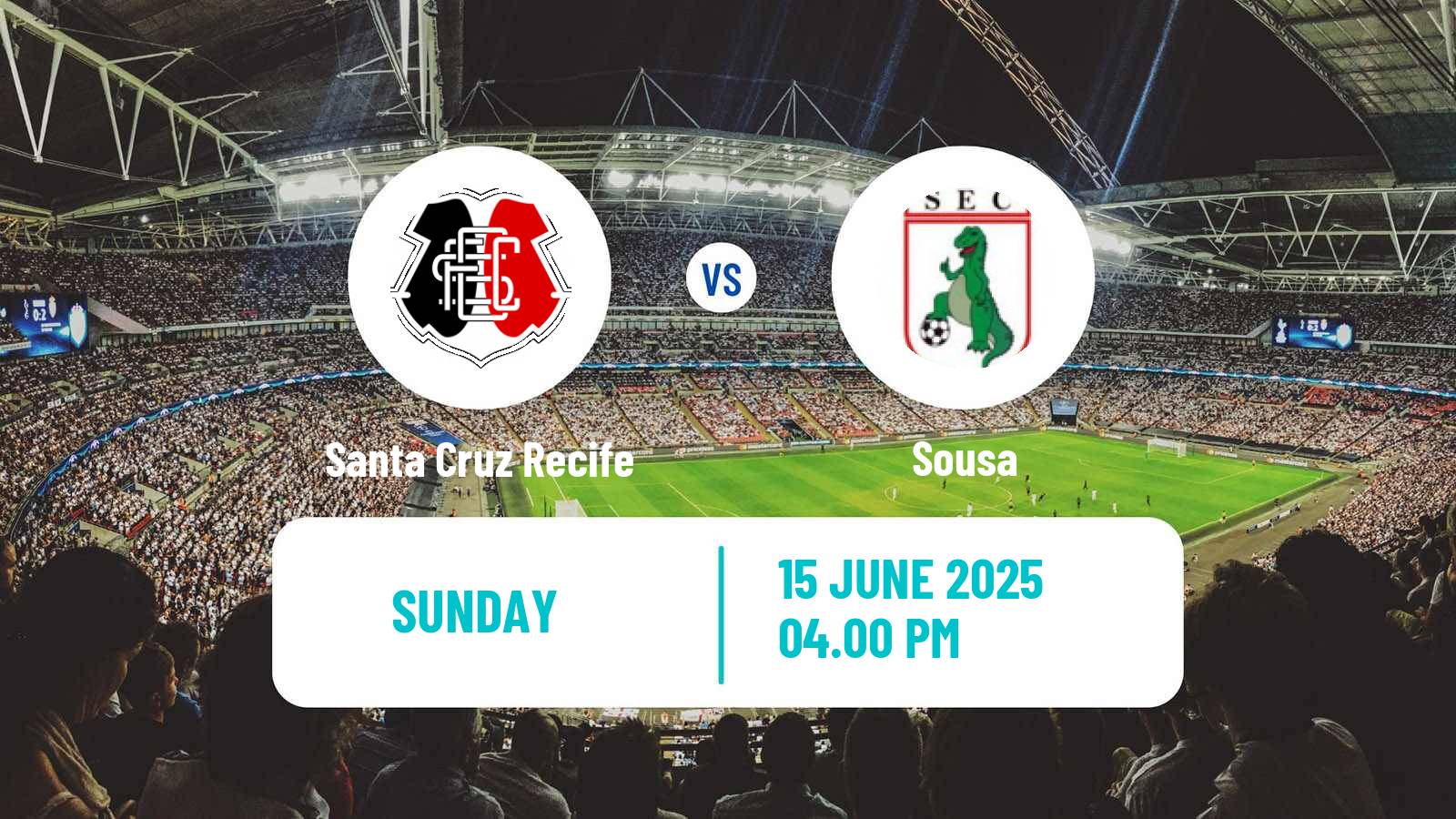Soccer Brazilian Serie D Santa Cruz Recife - Sousa