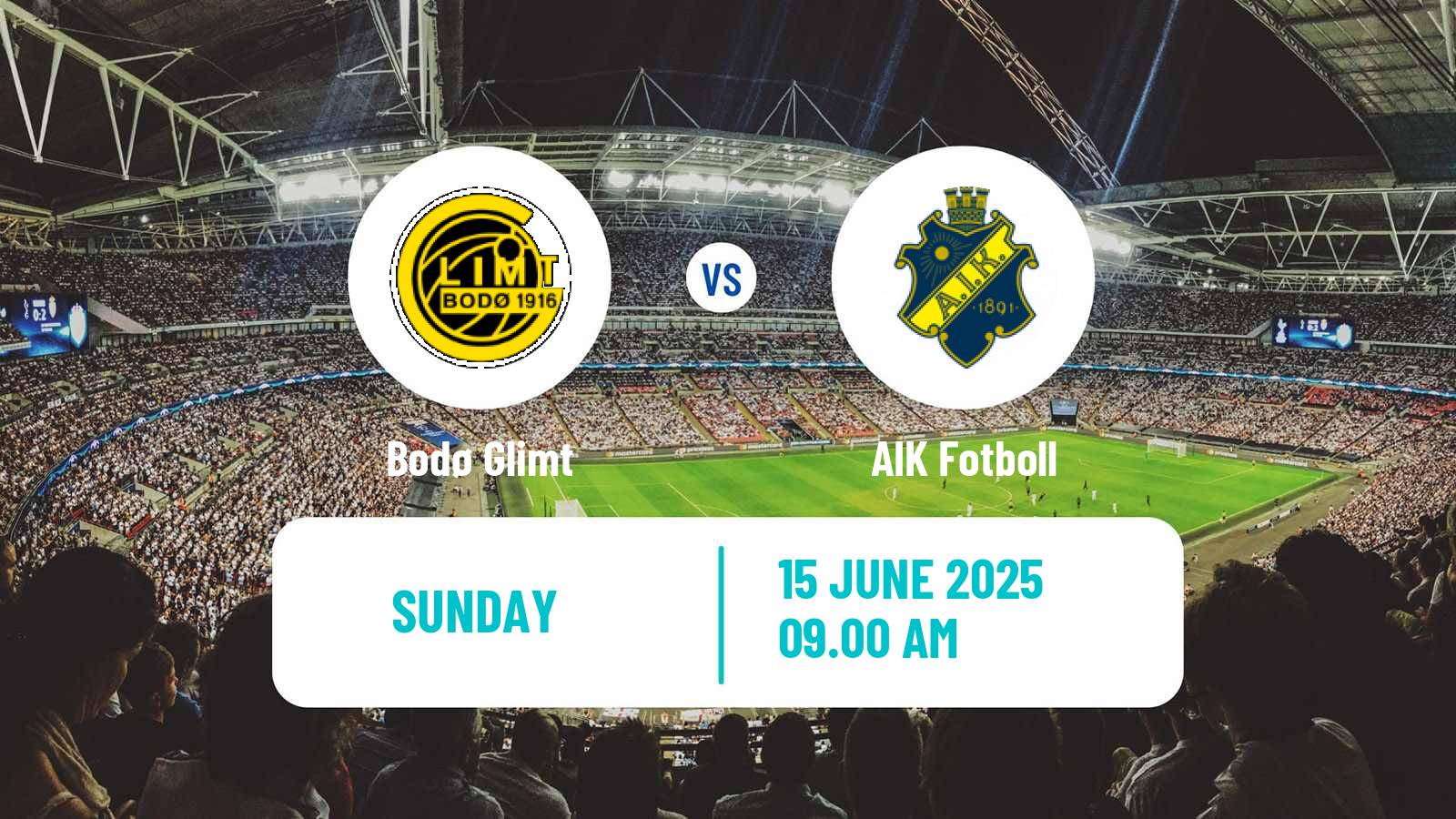 Soccer Club Friendly Bodø Glimt - AIK