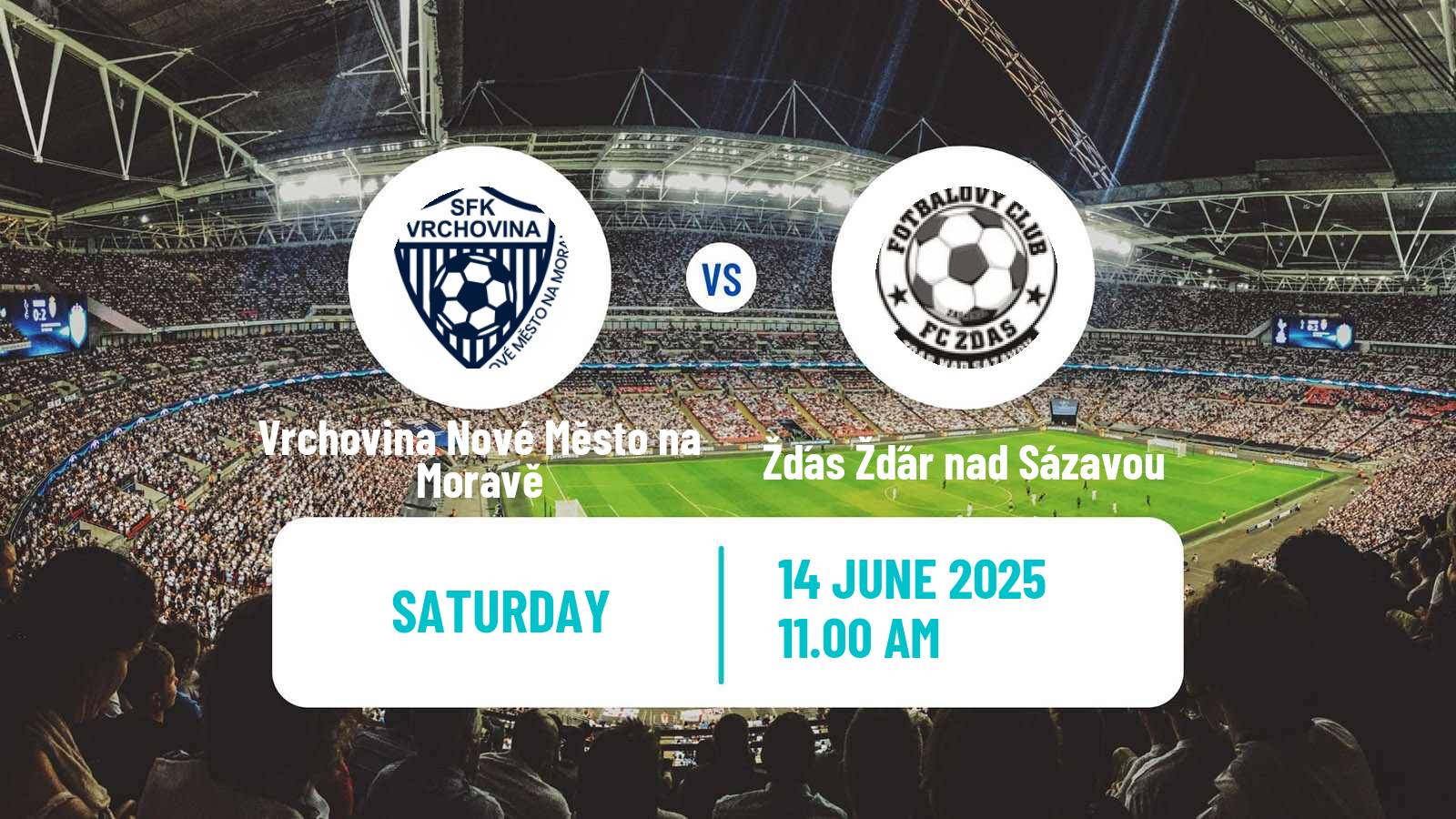 Soccer Czech Division D Vrchovina Nové Město na Moravě - Žďas Žďár nad Sázavou