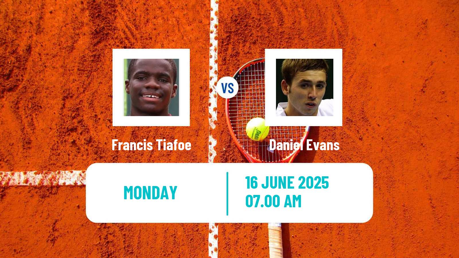 Tennis ATP London Francis Tiafoe - Daniel Evans