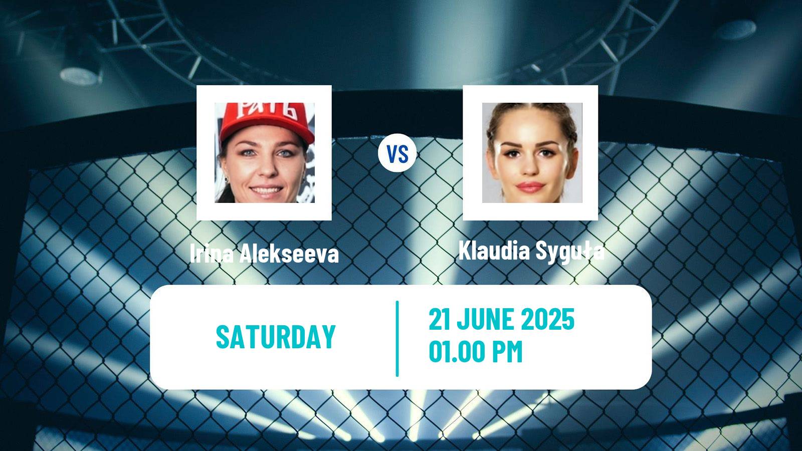 MMA Bantamweight UFC Women Irina Alekseeva - Klaudia Syguła