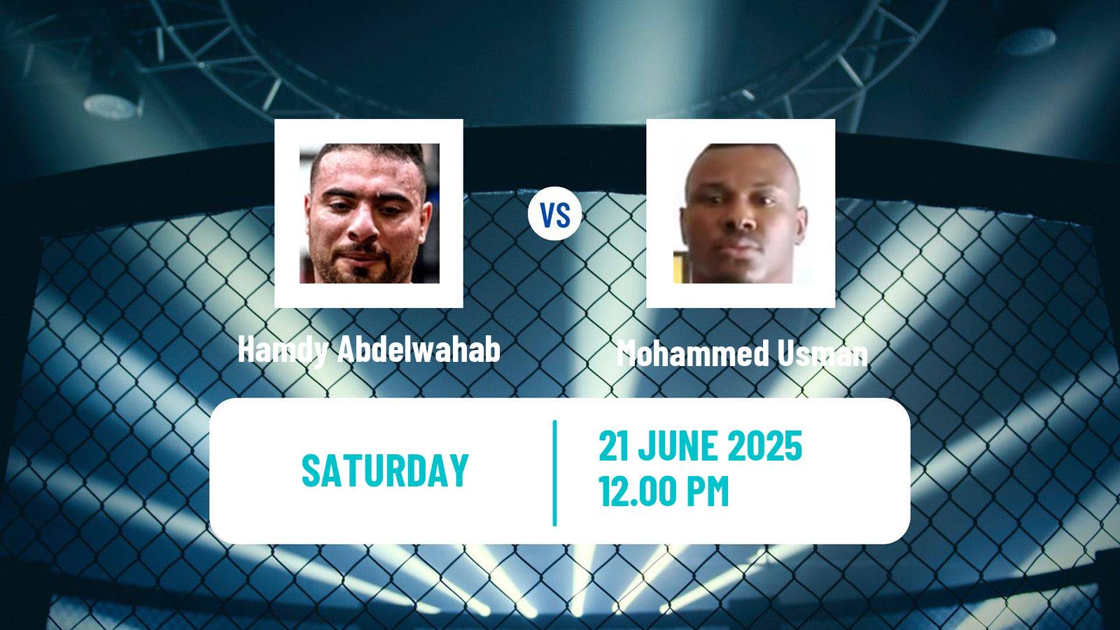 MMA Heavyweight UFC Men Hamdy Abdelwahab - Mohammed Usman