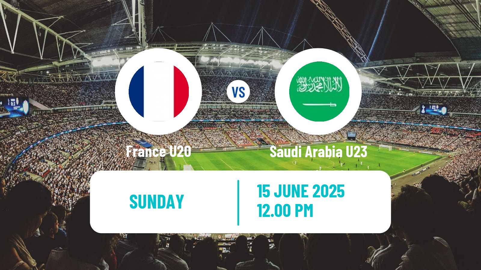 Football Maurice Revello Tournament France U20 - Saudi Arabia U23