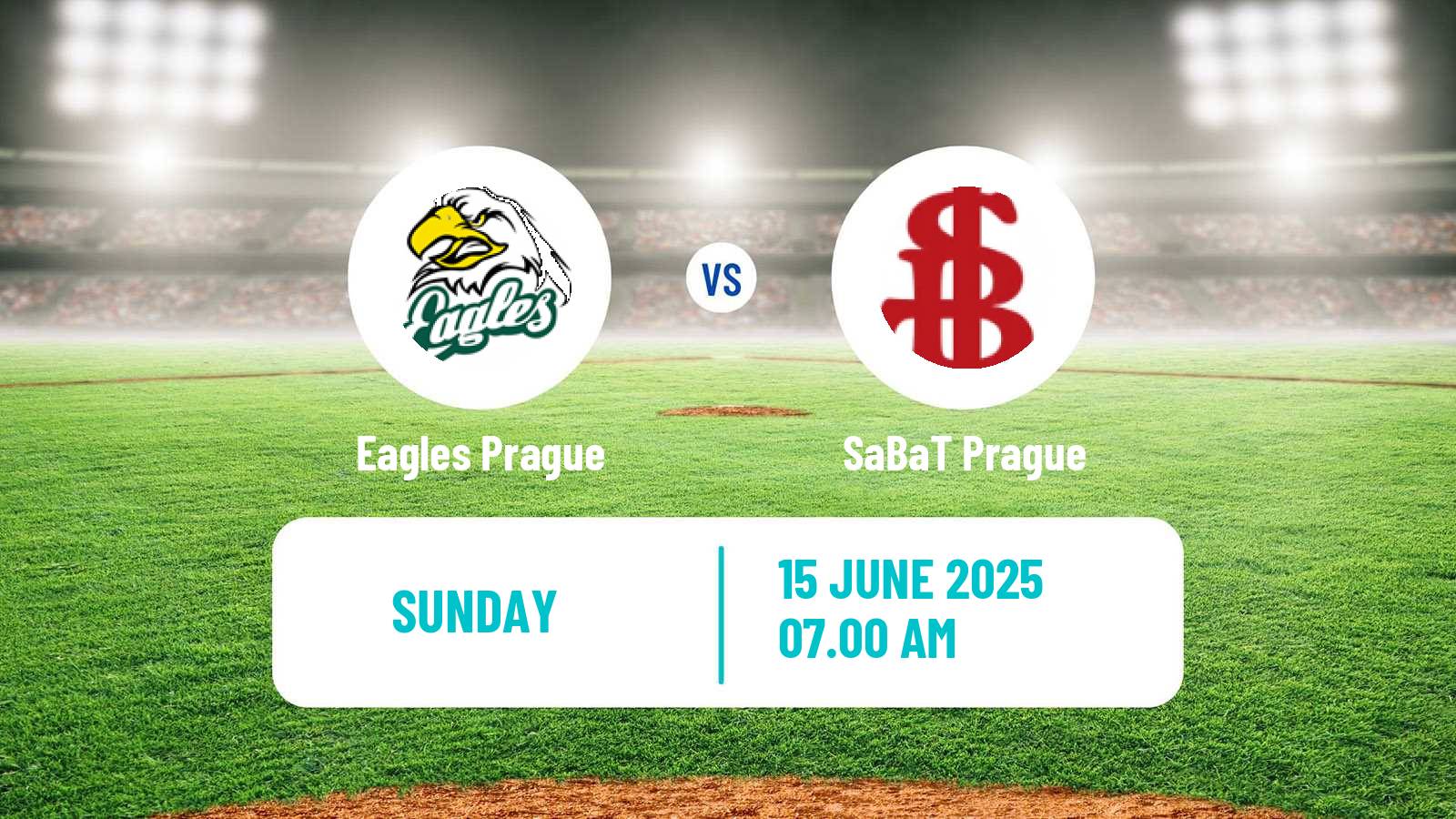Baseball Czech Extraliga Baseball Eagles Prague - SaBaT Prague