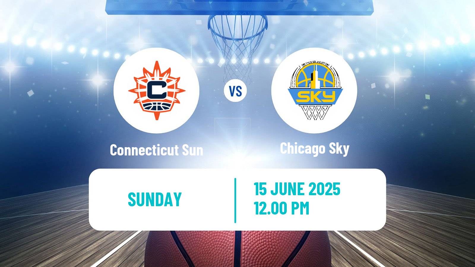 Basketball WNBA Connecticut Sun - Chicago Sky