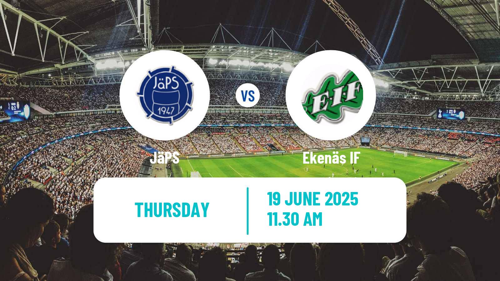 Football Finnish Ykkosliiga JäPS - Ekenäs