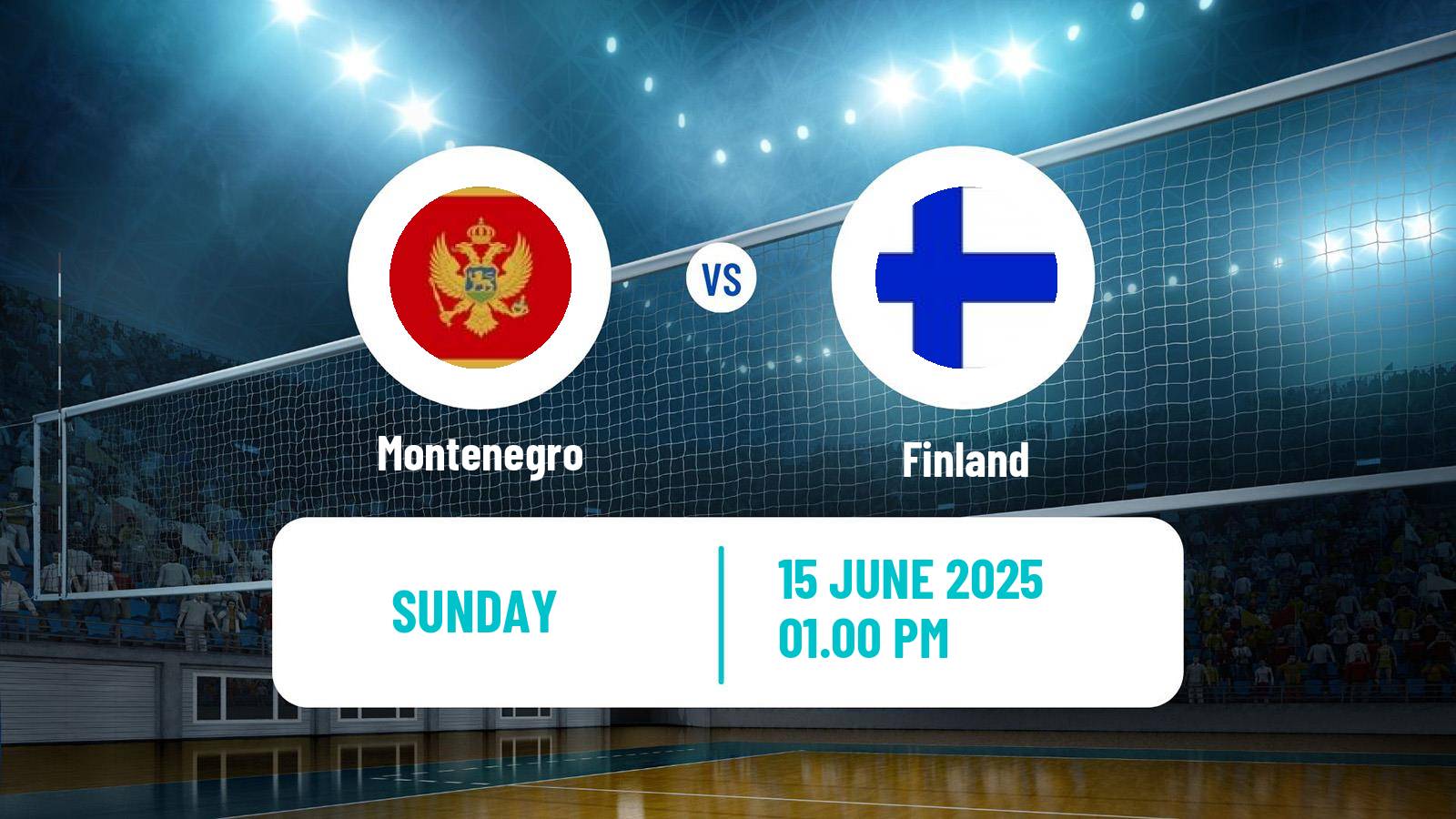 Volleyball Golden European League Volleyball Montenegro - Finland