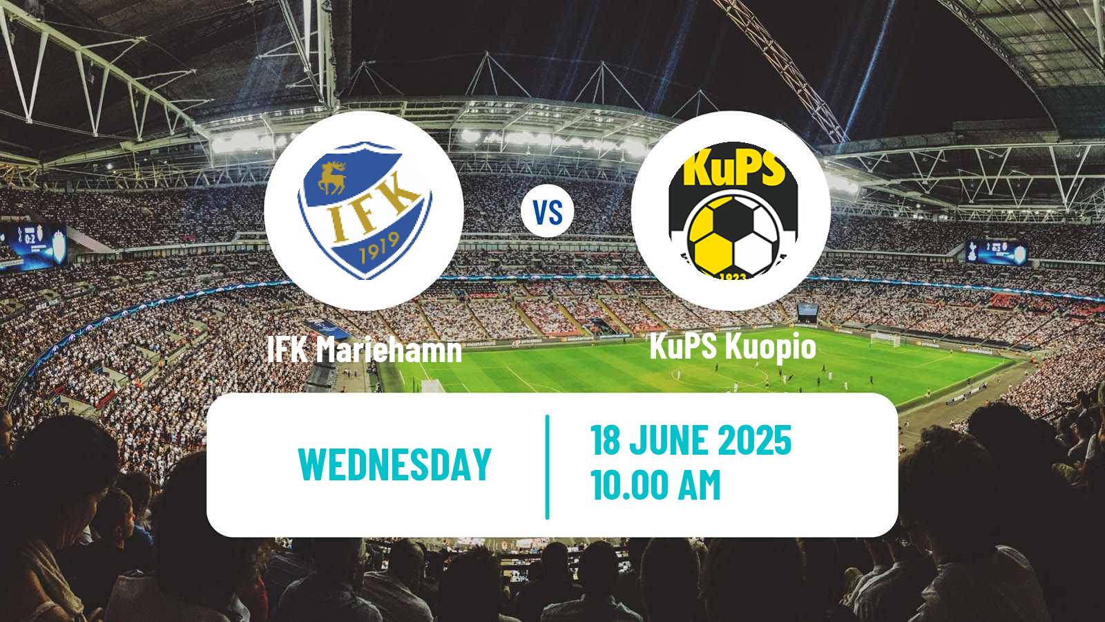 Football Finnish Veikkausliiga IFK Mariehamn - KuPS Kuopio