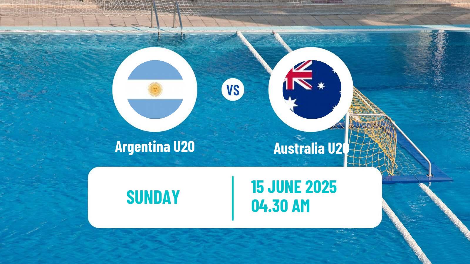 Water polo World Championship Water Polo U20 Argentina U20 - Australia U20