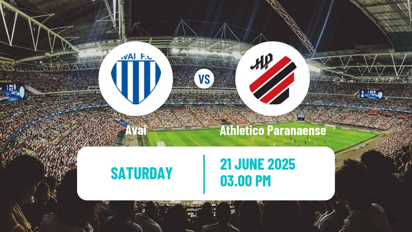 Soccer Brazilian Serie B Avaí - Athletico Paranaense