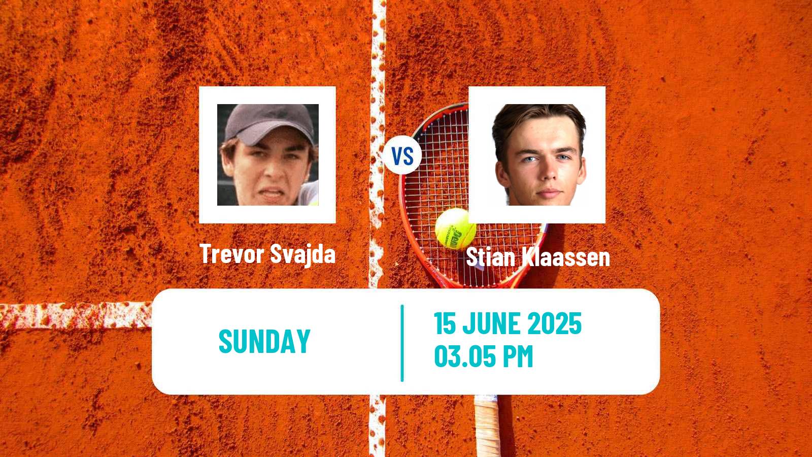 Tennis ITF M15 San Diego Ca 3 Men Trevor Svajda - Stian Klaassen