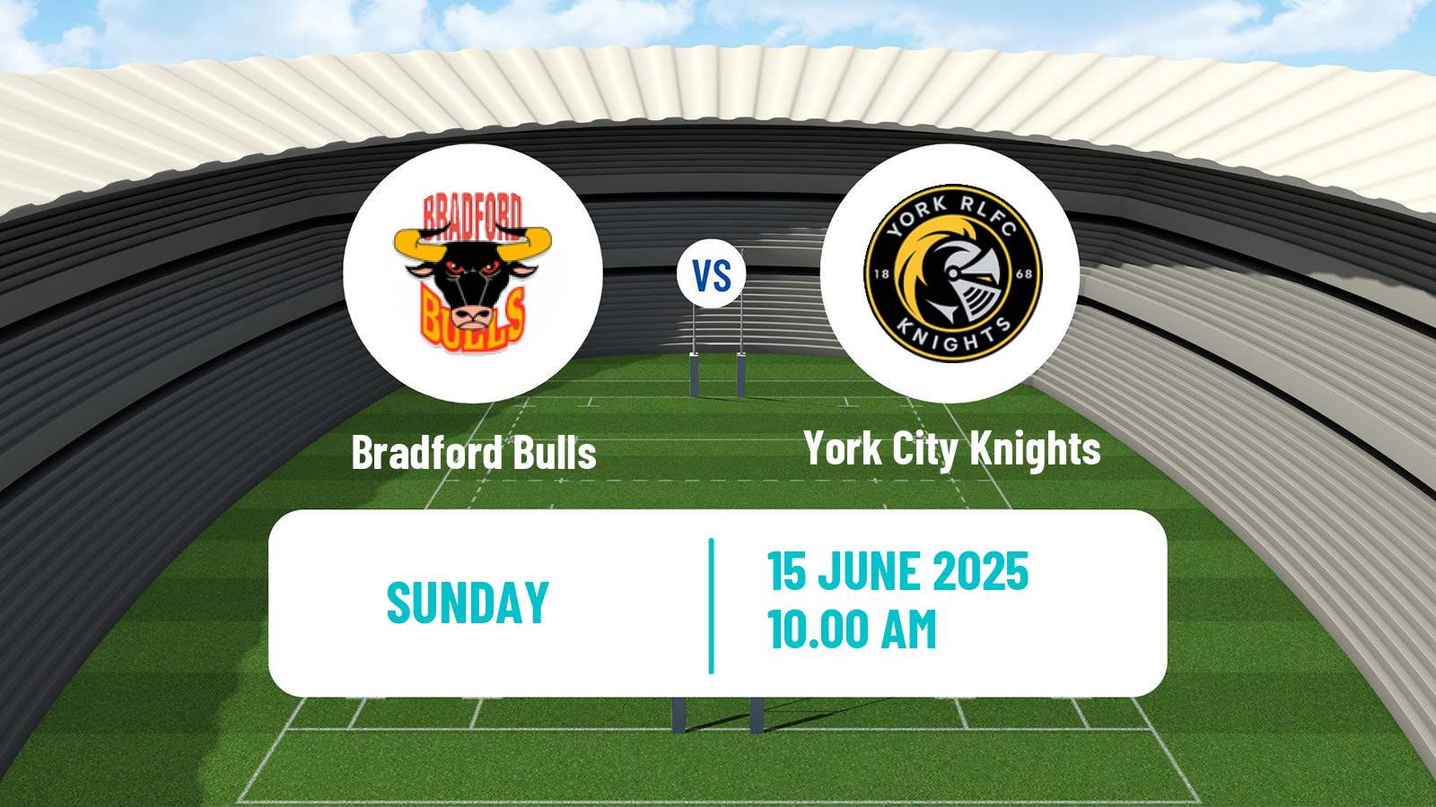 Rugby league English Championship Rugby League Bradford Bulls - York City Knights