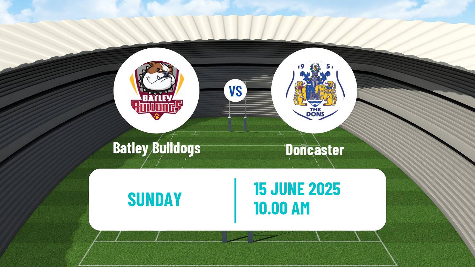 Rugby league English Championship Rugby League Batley Bulldogs - Doncaster