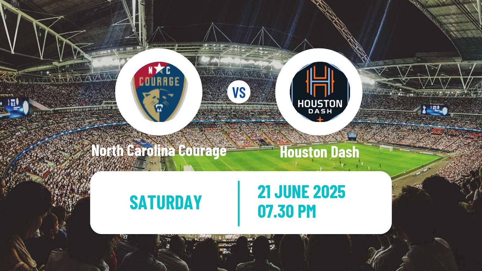 Football NWSL North Carolina Courage - Houston Dash