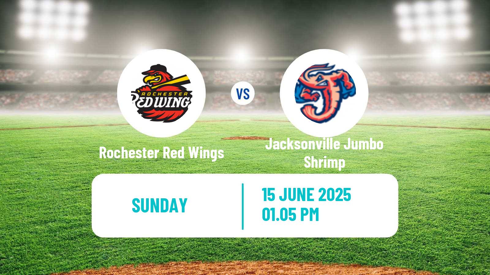 Baseball IL Rochester Red Wings - Jacksonville Jumbo Shrimp