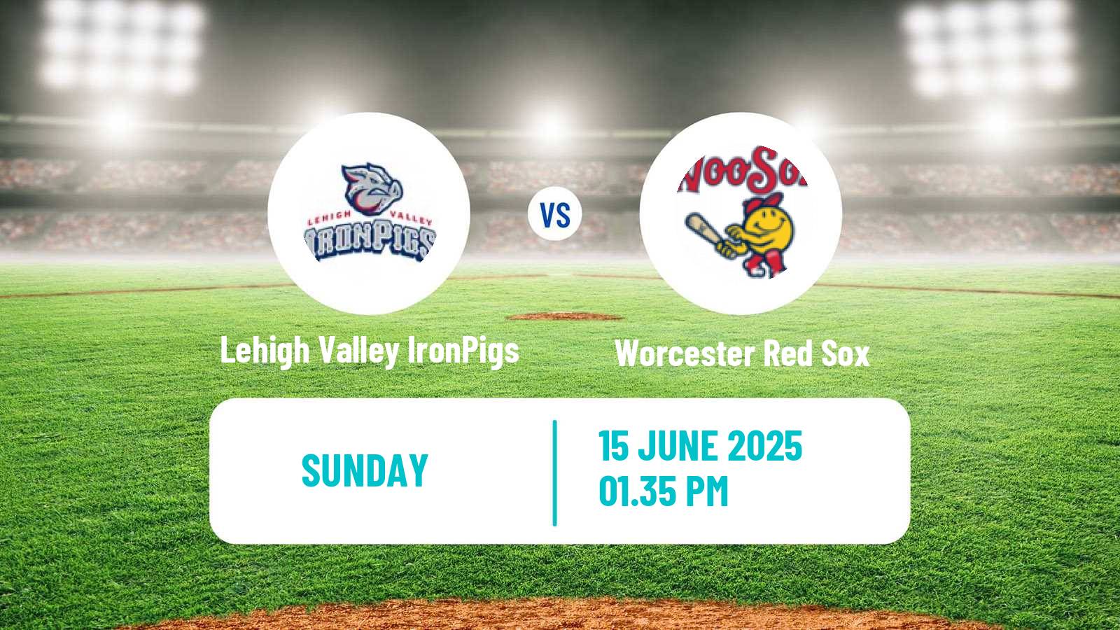 Baseball IL Lehigh Valley IronPigs - Worcester Red Sox