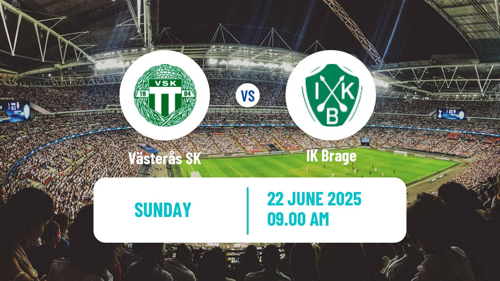 Soccer Swedish Superettan Västerås SK - Brage