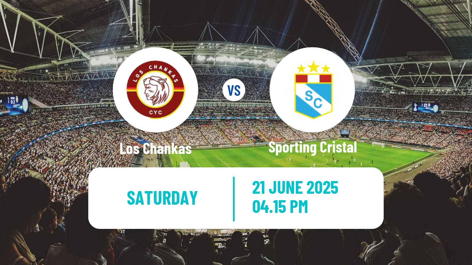 Football Peruvian Liga 1 Los Chankas - Sporting Cristal
