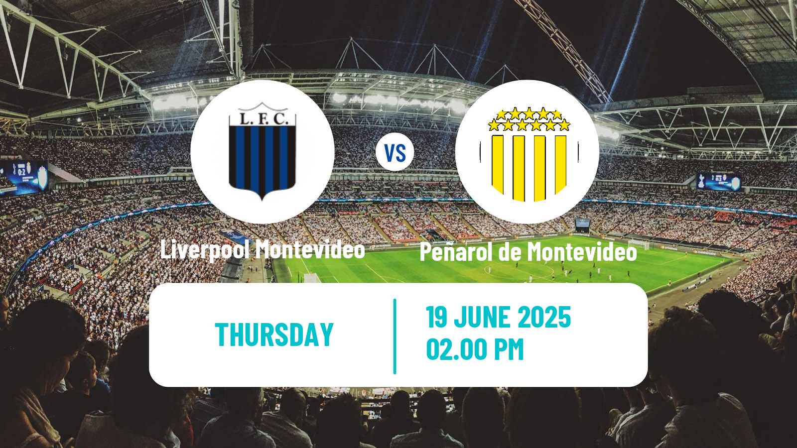 Soccer Uruguayan Primera Division Liverpool Montevideo - Peñarol de Montevideo