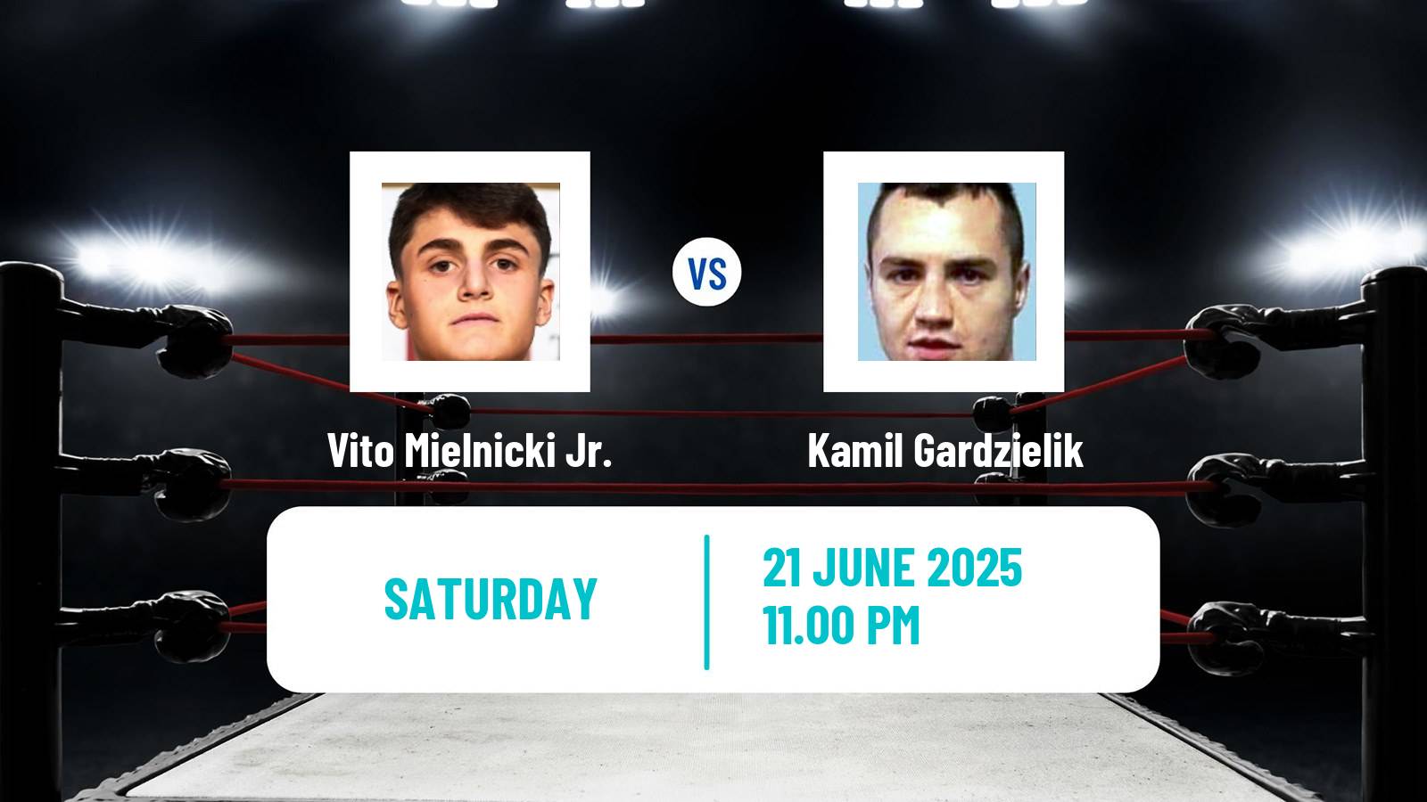Boxing Middleweight Others Matches Men Vito Mielnicki Jr. - Kamil Gardzielik