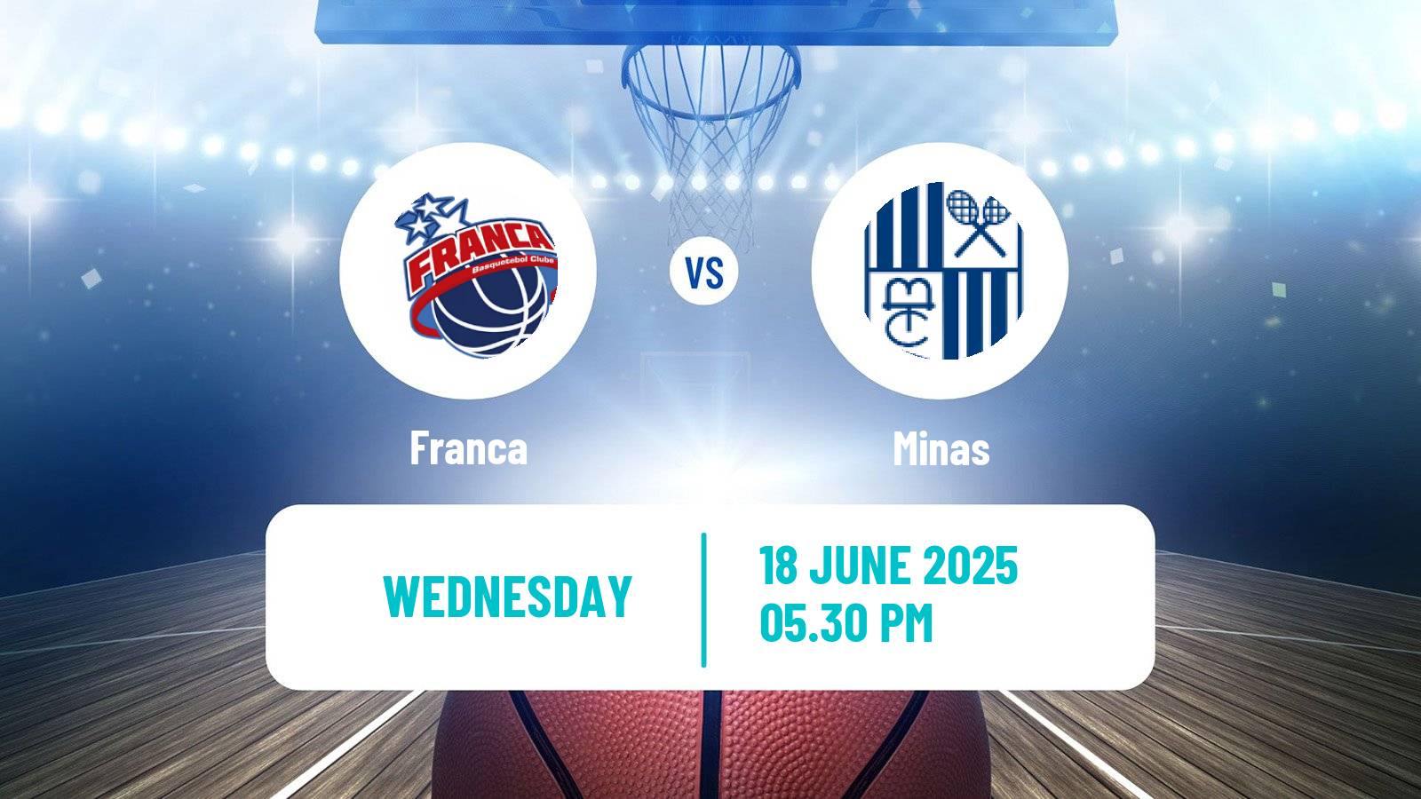 Basketball Brazilian NBB Franca - Minas