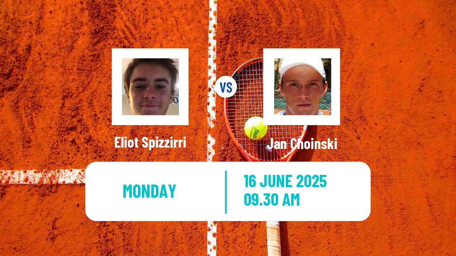 Tennis Nottingham Challenger Men Eliot Spizzirri - Jan Choinski