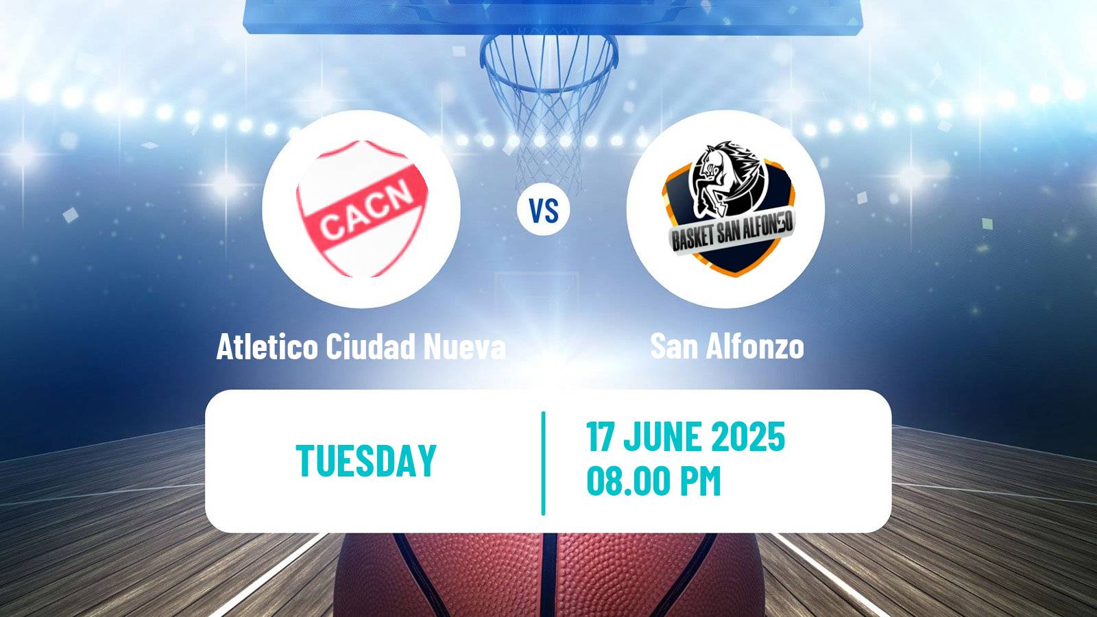 Basketball Paraguayan LNB Basketball Atletico Ciudad Nueva - San Alfonzo