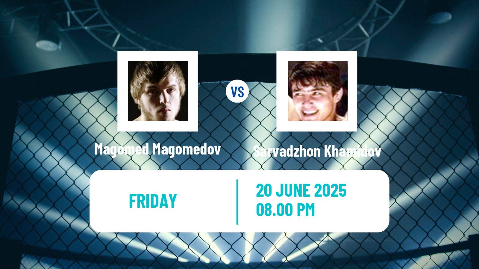 MMA Bantamweight Pfl Men Magomed Magomedov - Sarvadzhon Khamidov