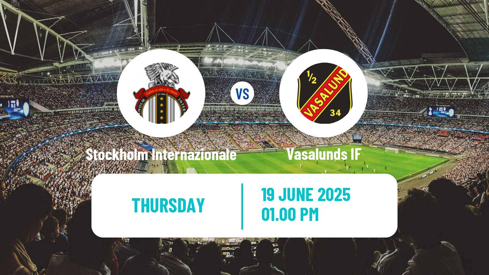 Soccer Swedish Division 1 Norra Stockholm Internazionale - Vasalund